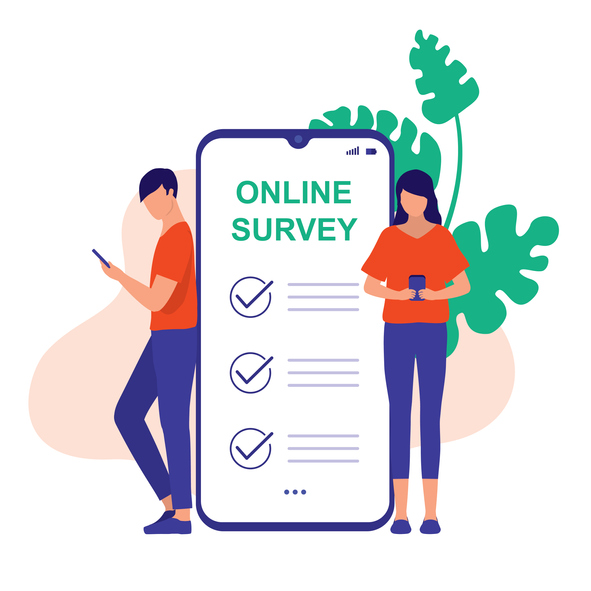 online survey illustration